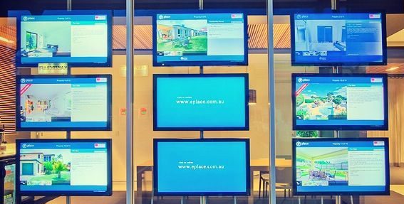 Comunicação Montra Digital e Digital Signage para Imobiliárias